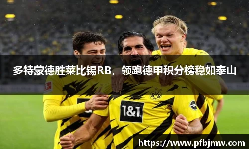 多特蒙德胜莱比锡RB，领跑德甲积分榜稳如泰山